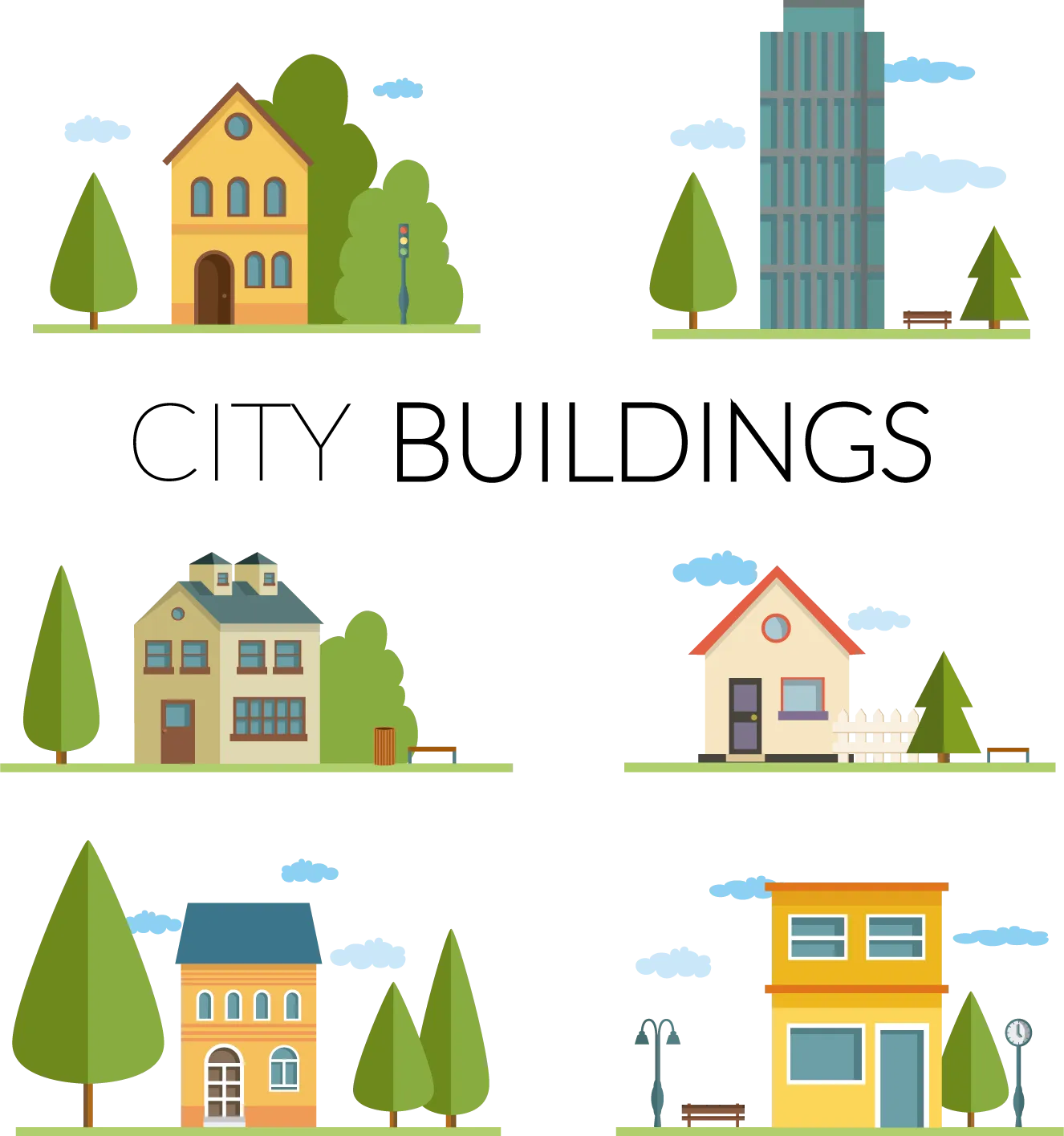 The Architecture of the City Building Drawing Illustration, city building, building, city, happy Birthday Vector Images png